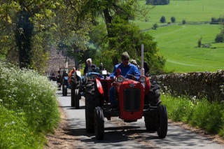 Bluebell Tractors Take to the Road